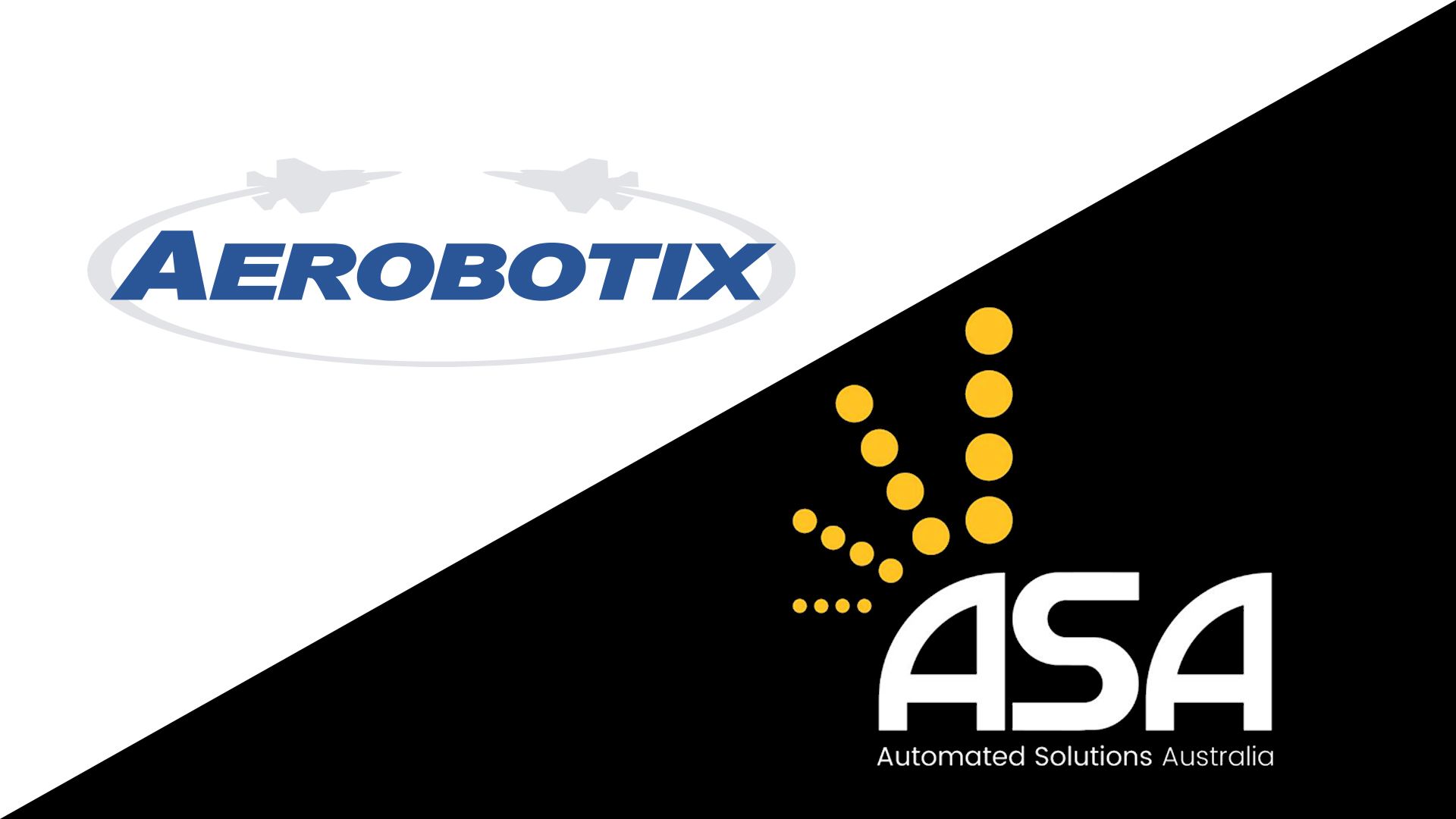 The thumbnail image for this article shows Aerobotix's logo in the upper-left corner with a white background, while Automated Solution Australia's logo is in black, located in the lower right-hand corner.
